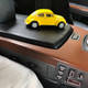 The Bug relaxing in the back of our 760Li taxi